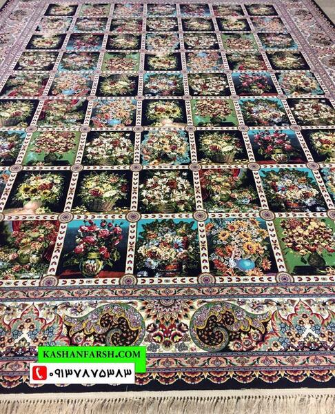 عکس فرش طرح خشتی