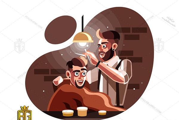 عکس وکتور آرایشگری
