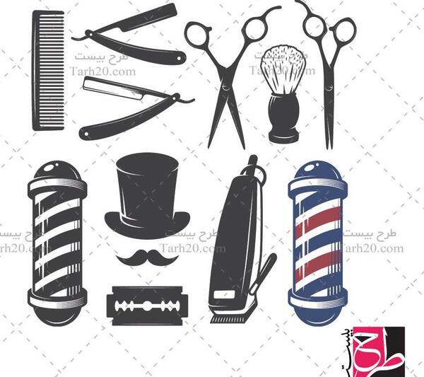 عکس وکتور آرایشگری
