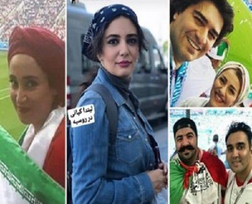 عکس لیندا کیانی در جام جهانی