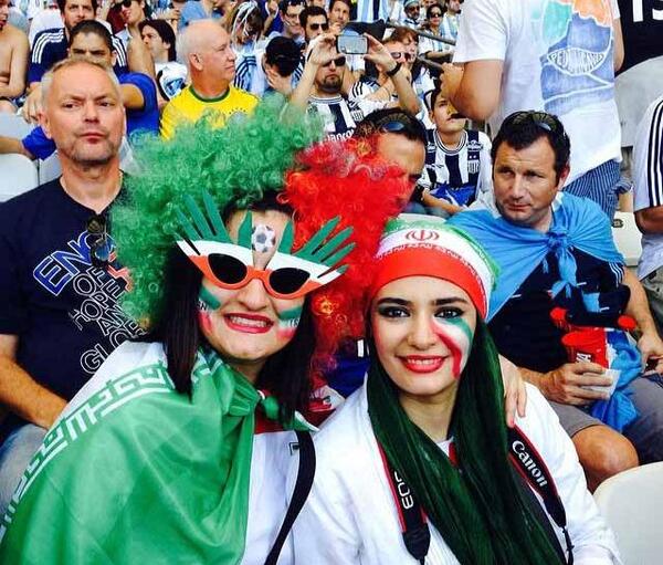 عکس لیندا کیانی در جام جهانی