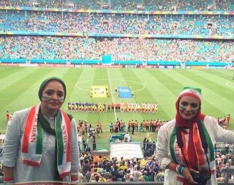 عکس لیندا کیانی در جام جهانی