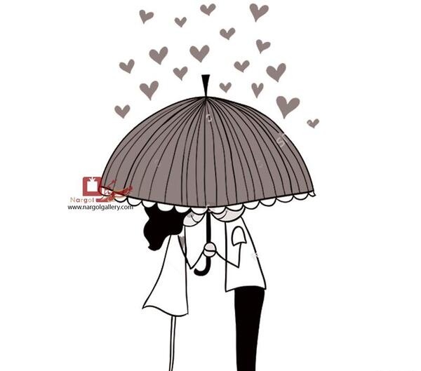 عکس نقاشی فانتزی عروسکی عاشقانه