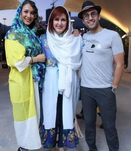 عکس فاطمه گودرزی با خانواده