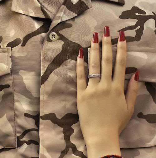 عکس عاشقانه دونفره بدون متن سربازی