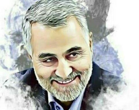 عکس سردار سلیمانی برای طراحی چهره
