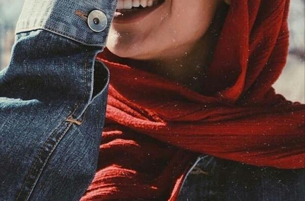عکس دختر زیبا برای پروفایل با شال