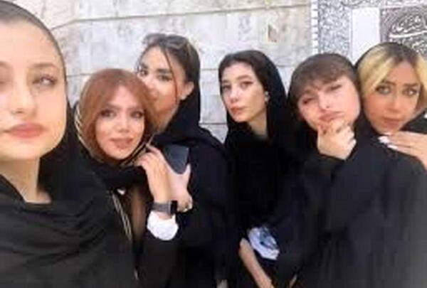 عکس نیکا فلاحی با آرایش غلیظ