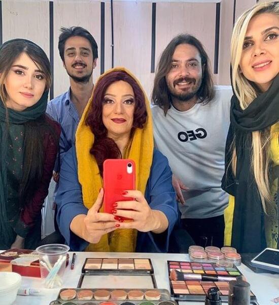 عکس پشت صحنه هیولا مهران مدیری