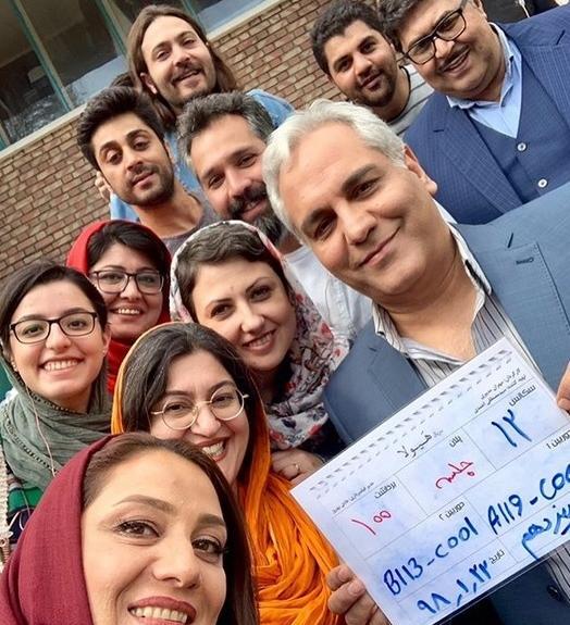 عکس پشت صحنه هیولا مهران مدیری