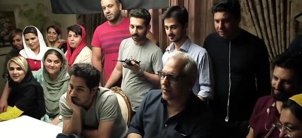 عکس پشت صحنه هیولا مهران مدیری