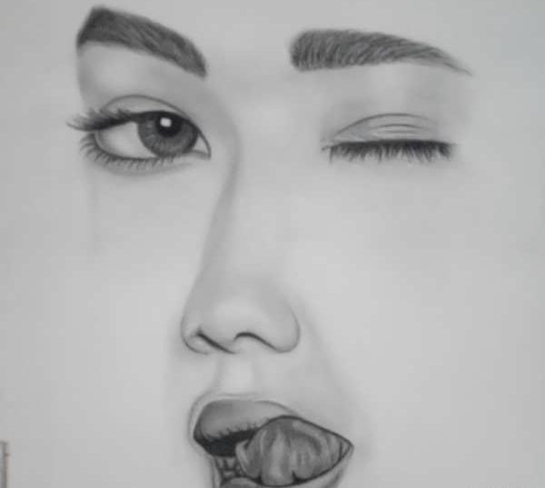 عکس نقاشی صورت اسان