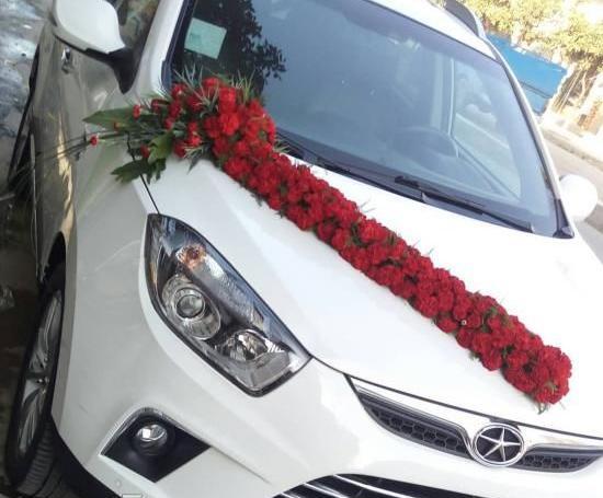 عکس ماشین عروس ساده