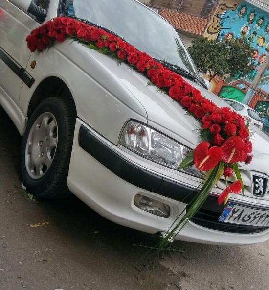 عکس ماشین عروس ساده