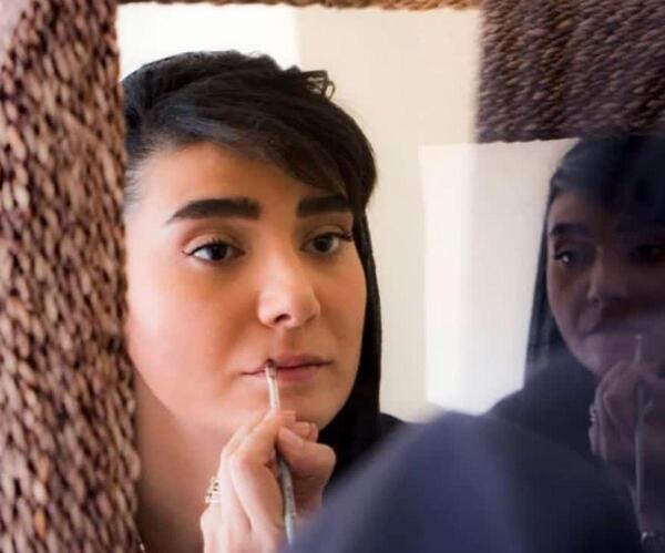 عکس مینا حیدری و همسرش