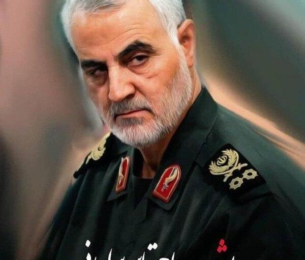 عکس حاج قاسم سلیمانی با آهنگ