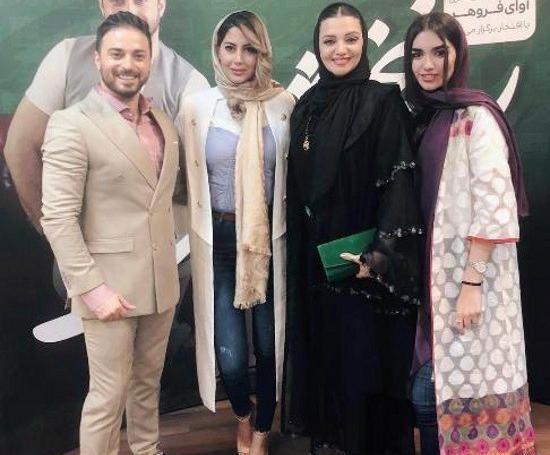 عکس جدید الهام پاوه نژاد و دخترش