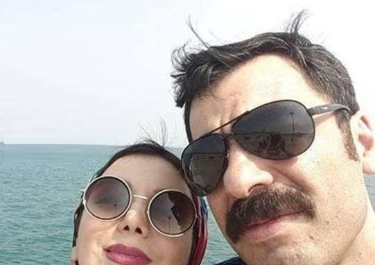 عکس خانوادگی رویا میرعلمی و همسرش