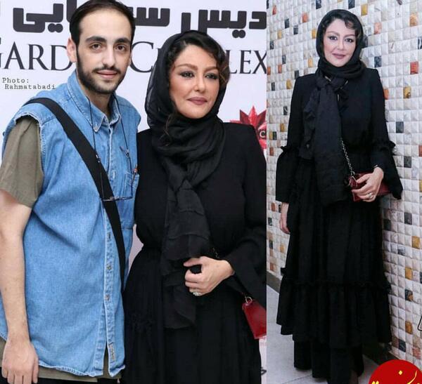 عکس شقایق فراهانی با پسرش