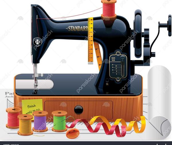 عکس لایه باز چرخ خیاطی