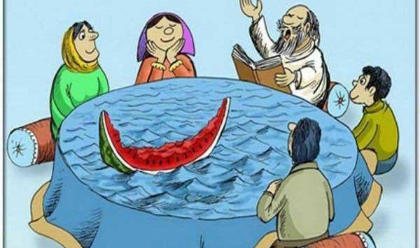 عکس ایده های نقاشی شب یلدا