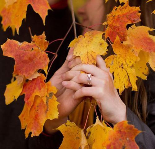 عکسهای پاییزی عاشقانه