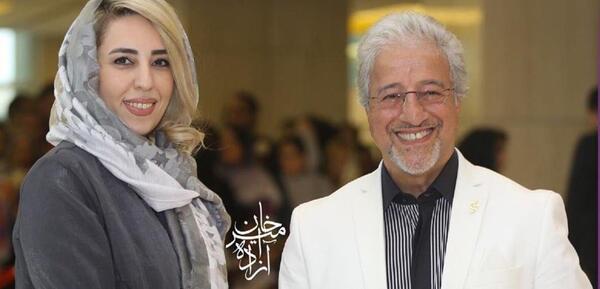 عکس علیرضا خمسه در کنار همسرش