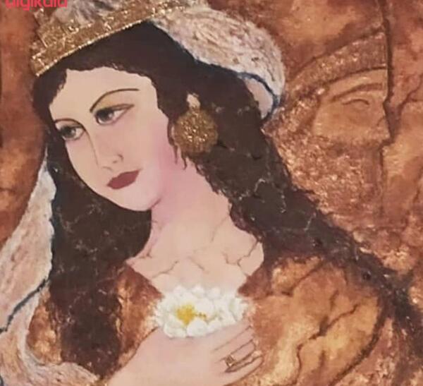 عکس نقاشی دختر هخامنشی
