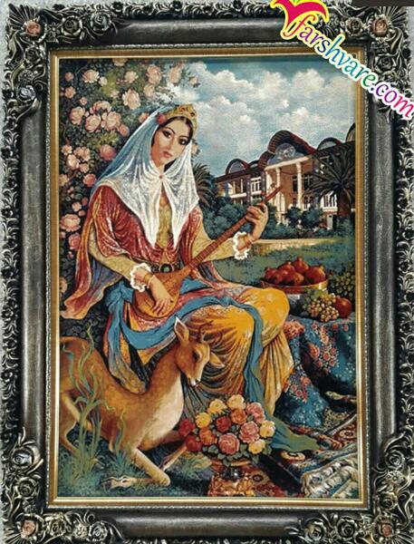 عکس نقاشی دختر هخامنشی