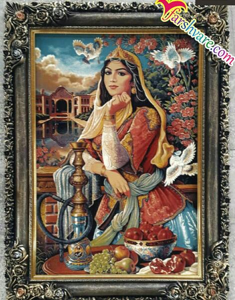 عکس نقاشی دختر هخامنشی