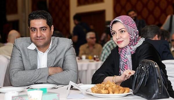 عکس فرزاد حسنی و همسرش
