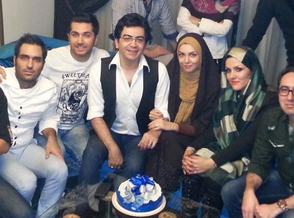 عکس فرزاد حسنی و همسرش