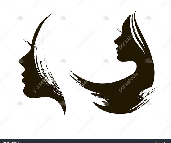 عکس وکتور صورت زن