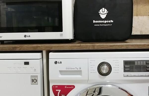عکس پشت ماشین لباسشویی ال جی