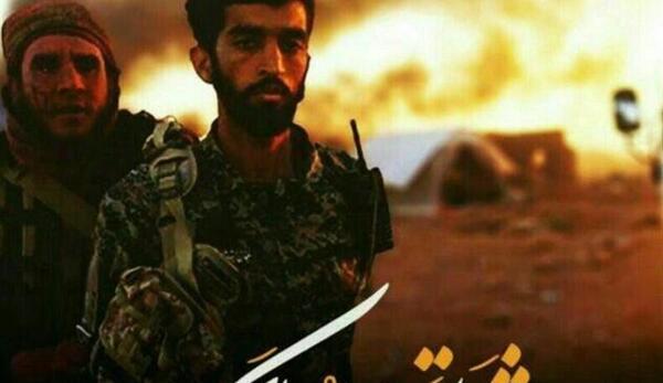 عکس شهید حججی هنگام شهادت