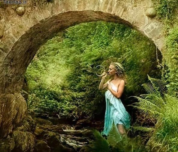 عکس نقاشی رویای زن مرد ماهیگیر