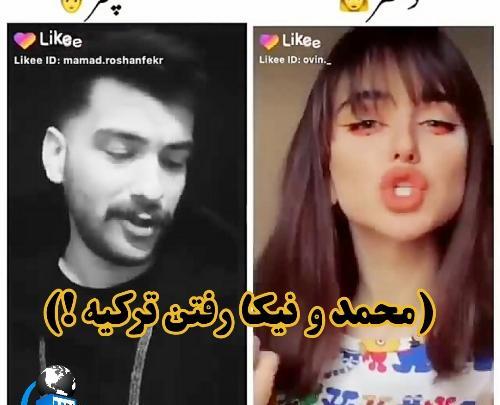 عکس نیکا فلاحی شاخ اینستا