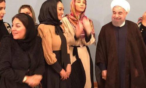 عکس الهام حمیدی وبچه اش