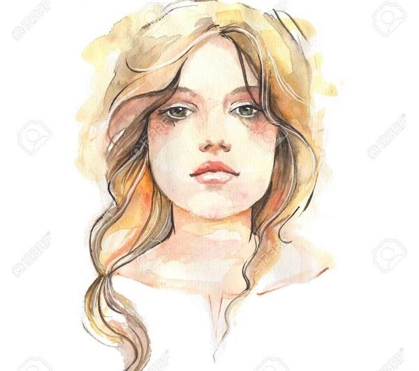 عکس نقاشی فانتزی زیبا دخترانه