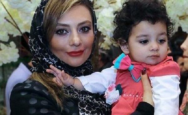 عکس فرزاد فرزین با فرزندش