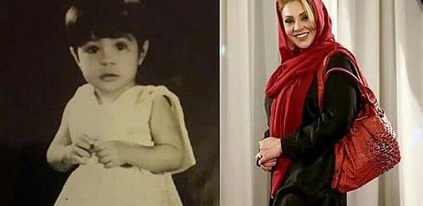 عکس کودکی افسانه بایگان