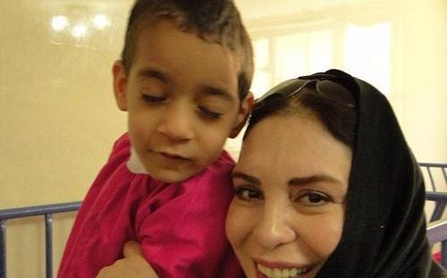 عکس کودکی افسانه بایگان