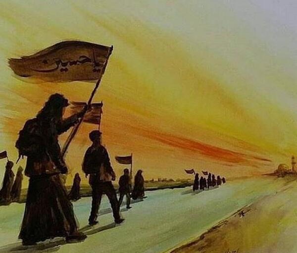 عکس ایده برای نقاشی اربعین
