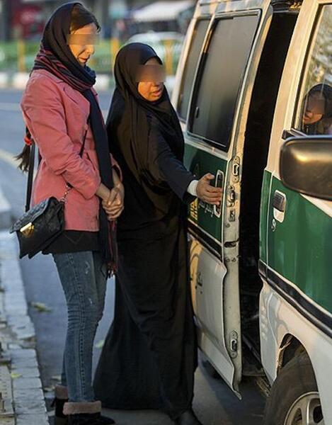 عکس ماشین گشت ارشاد