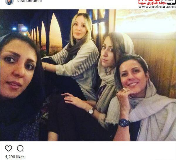 عکس خانوادگی سارا بهرامی