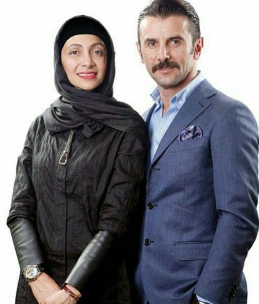 عکس امین حیایی و همسر دومش