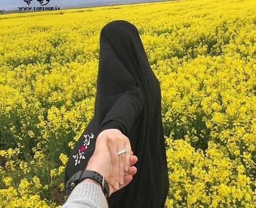 عکس پروفایل زن و شوهر با حجاب