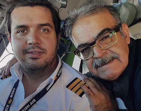 عکس همسر و فرزند حمید لولایی