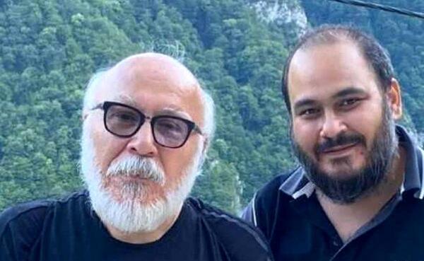 عکس رضا داوودنژاد و پدرش