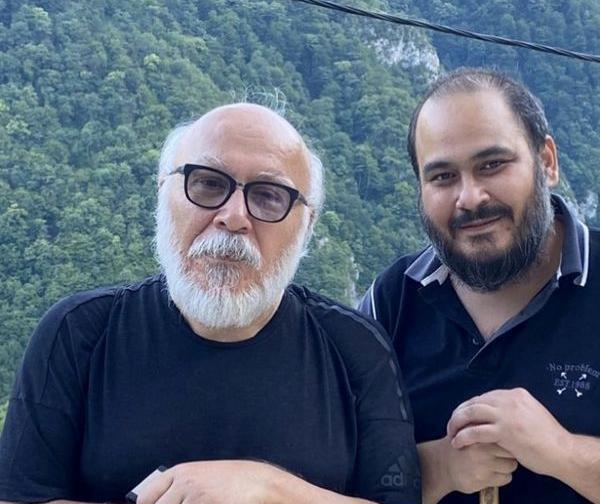 عکس رضا داوودنژاد و پدرش